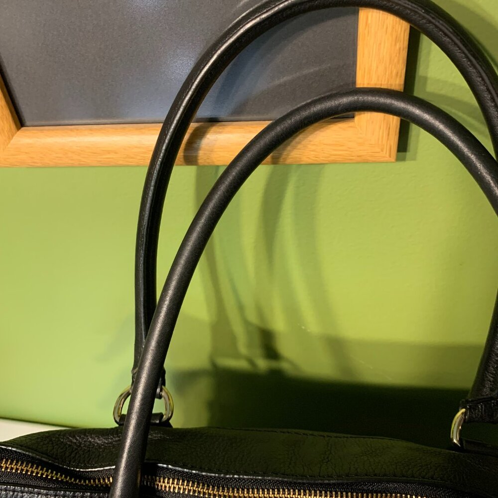 Kate Spade Black leather satchel EUC - Picture 10 of 11